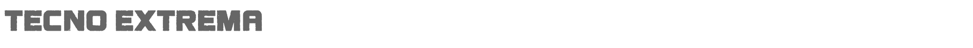 Tecno Extrema Tecno Extrema.otf font preview